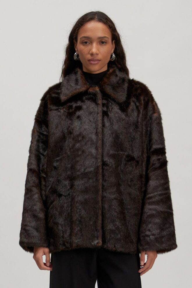 JACKE BAY JACKET BROWN
