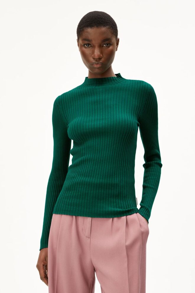 PULLOVER 10253015 ALAANIA 129 EMERALD GREEN