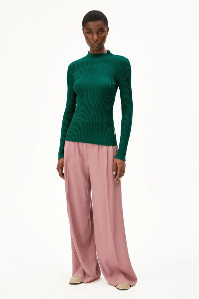 PULLOVER 10253015 ALAANIA 129 EMERALD GREEN