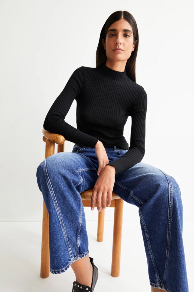 SHIRT 10253015 ALAANIA 105 BLACK
