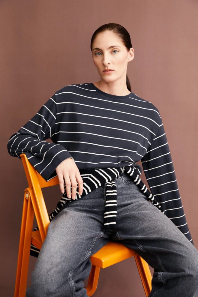 SHIRT 30006635 MARYNAA FINE 3280 DARK STE