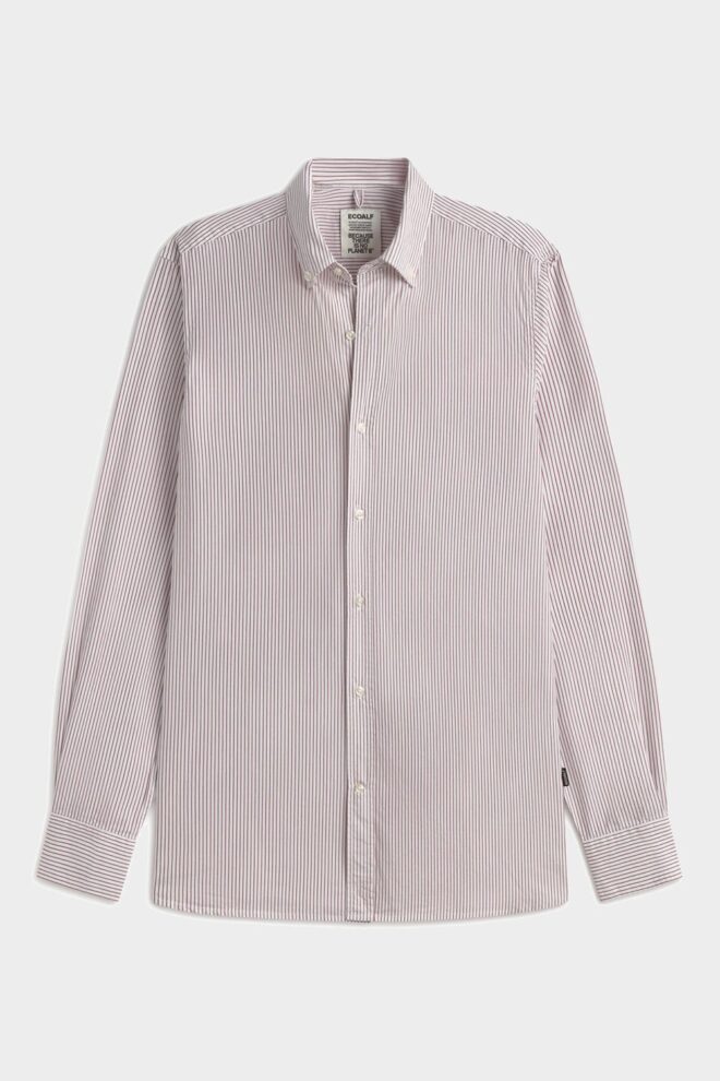 HEMD ANTONIOALF WHITE BURGUNDY