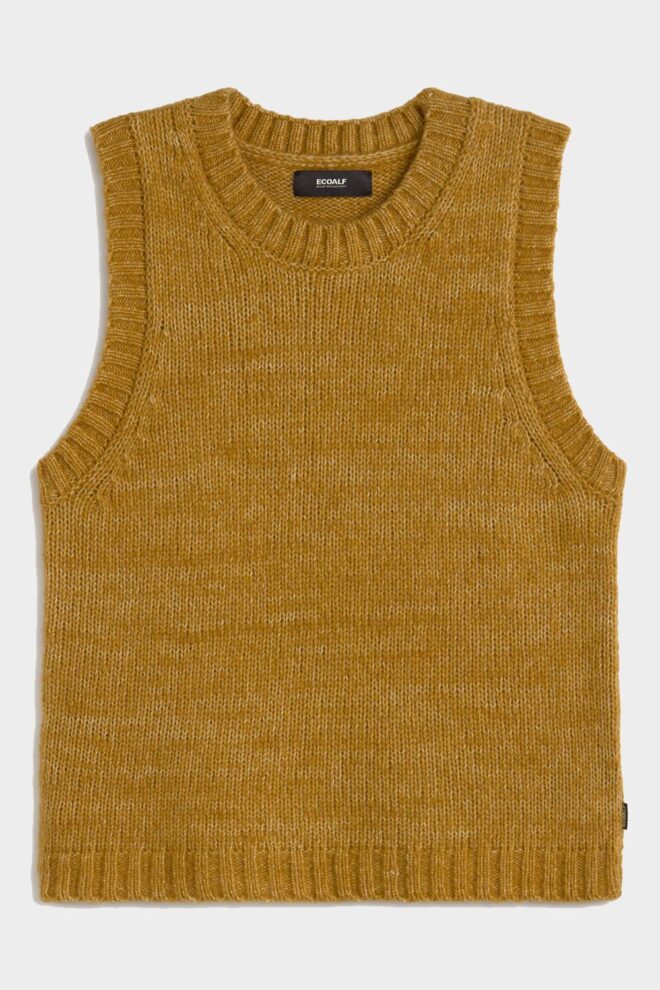 PULLUNDER MAPLEALF KNIT PEANUT