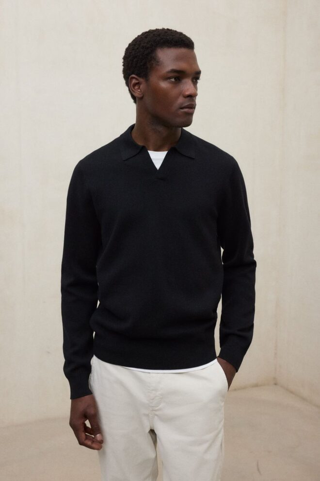 PULLOVER MOPANEALF KNIT BLACK