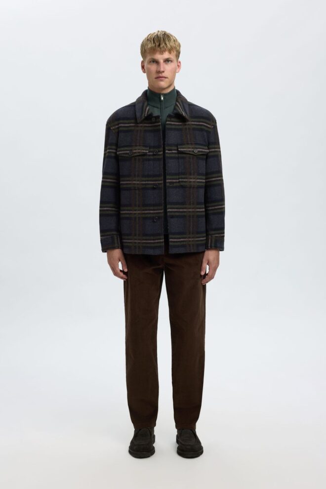 JACKE 16097636 SLHMITCH SKY CAPTAIN CHECK