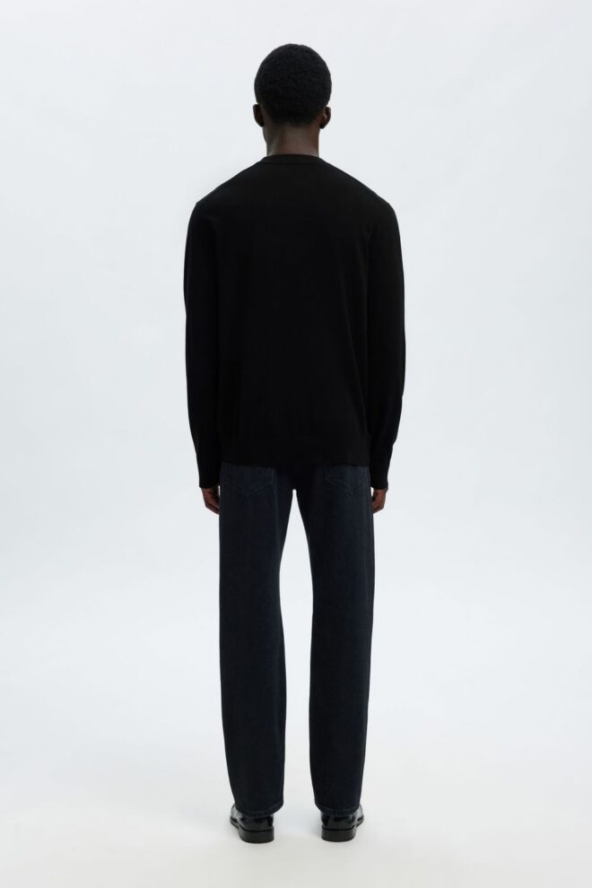 PULLOVER 16099817 SLHTORINO LS BLACK