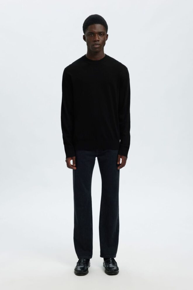 PULLOVER 16099817 SLHTORINO LS BLACK