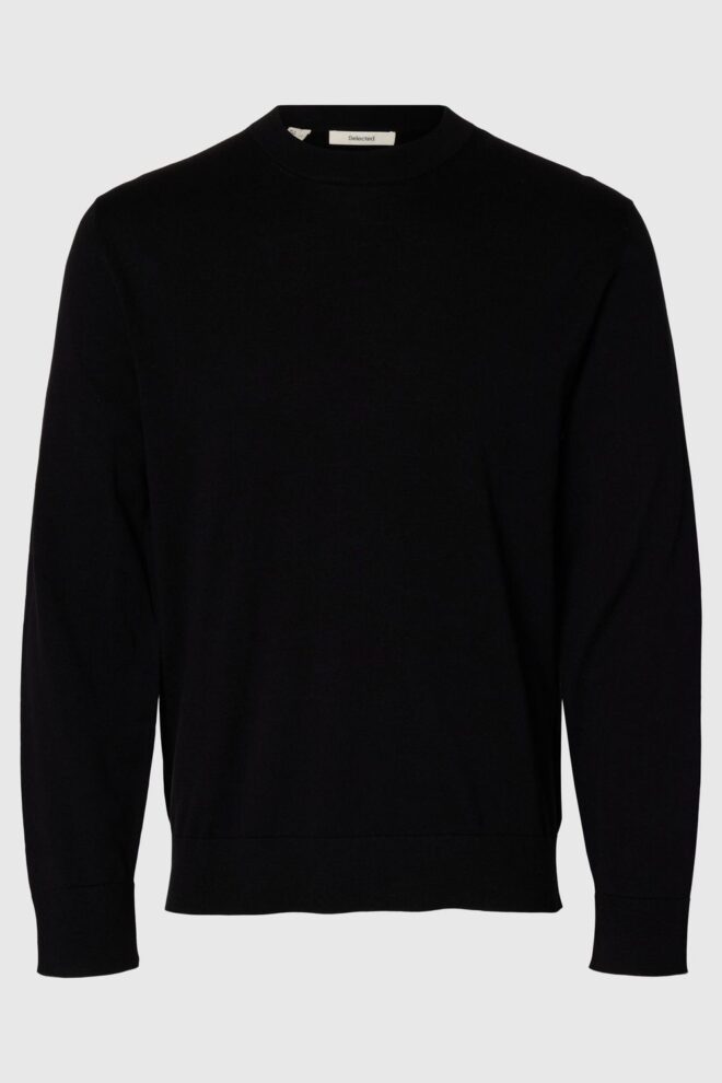 PULLOVER 16099817 SLHTORINO LS BLACK