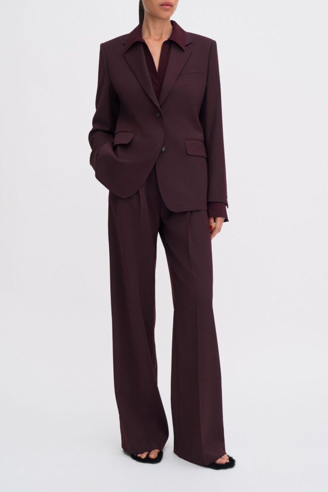 BLAZER 31825 DELILAH BLAZER DARK BURGUNDY