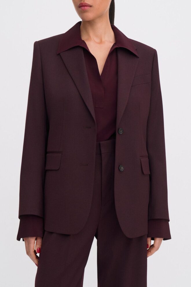 BLAZER 31825 DELILAH BLAZER DARK BURGUNDY