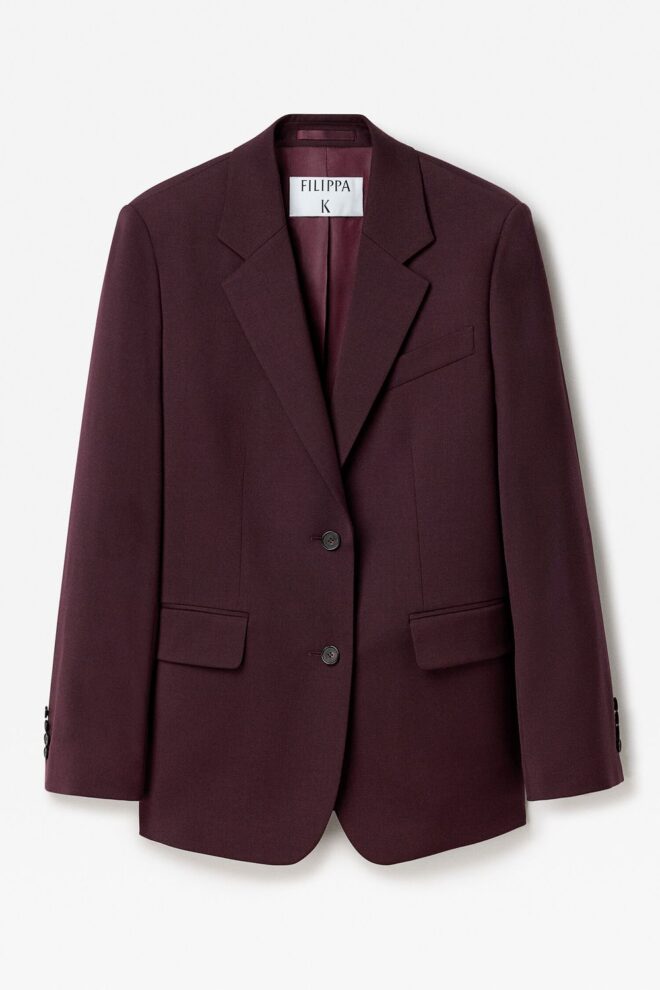 BLAZER 31825 DELILAH BLAZER DARK BURGUNDY
