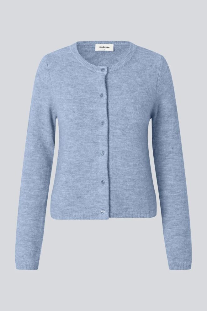 STRICKWESTE TREEMD CARDIGAN CASHMERE BLUE