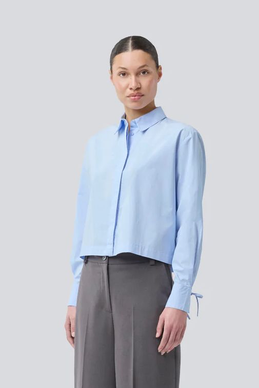BLUSE POEMYMD SHIRT BLUE BELL