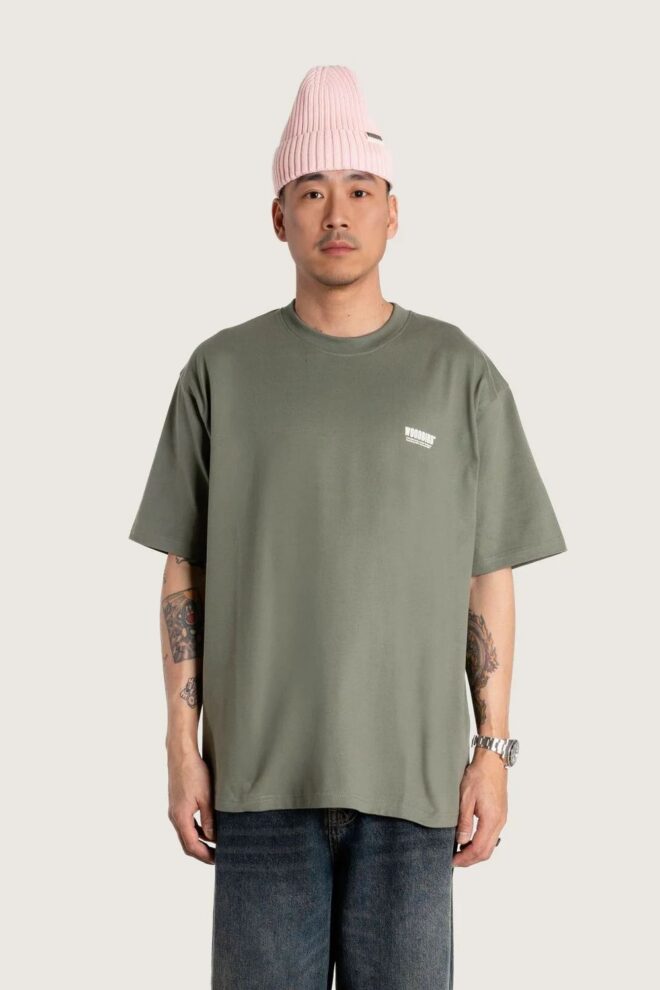 SHIRT WBBAINE SOYA TEE GREY-GREEN