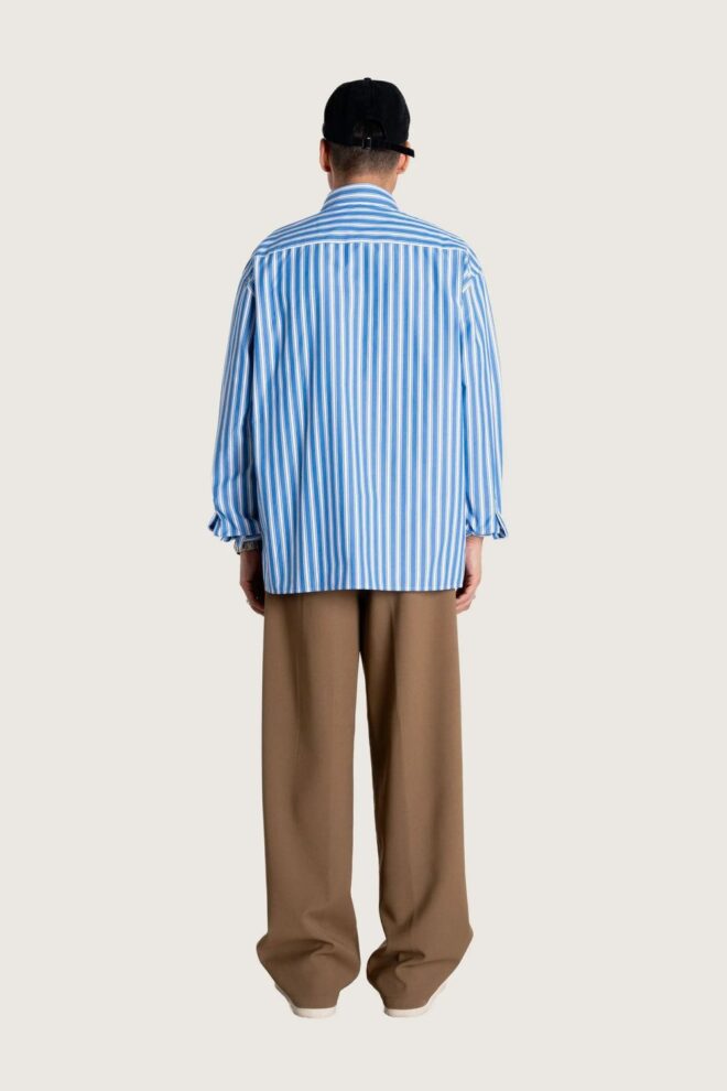 HEMD WBBUZO CLASSIC SHIRT BLUE STRIPE