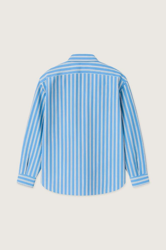 HEMD WBBUZO CLASSIC SHIRT BLUE STRIPE