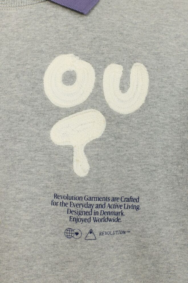 SWEATSHIRT 2802 GREY MELANGE