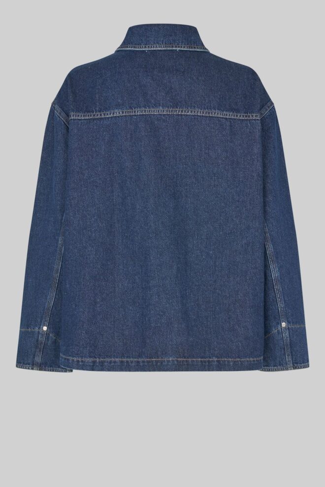 BLUSE COLUMBO DENIM JACKET DARK BLUE