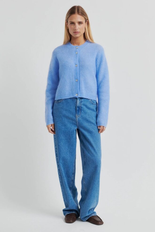 WESTEÂ ANDREA KNIT RIB FROZEN FJORD