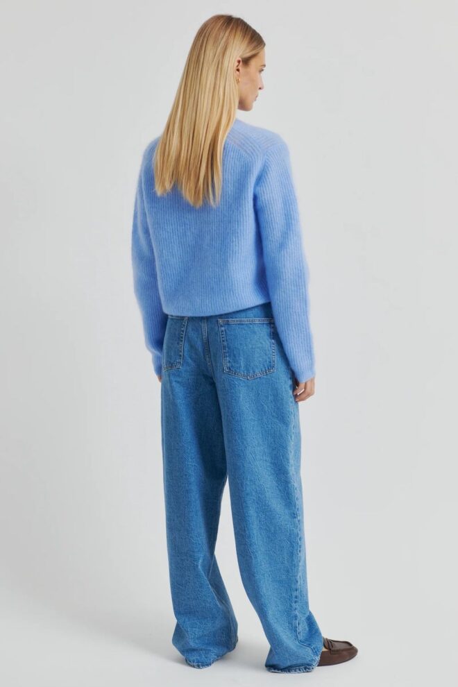 WESTEÂ ANDREA KNIT RIB FROZEN FJORD