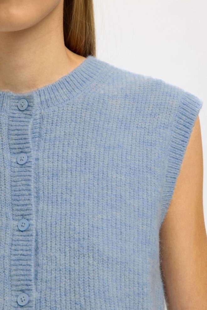 WESTE 16098808 SLFLULU SL BLUTTON CASHMER