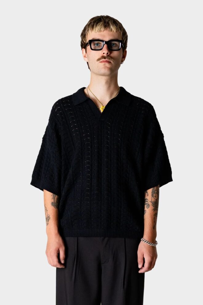 POLO WBSHIMO WAVE POLO BLACK