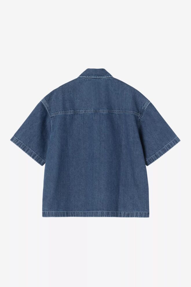 BLUSE W´S/S LOVILIA SHIRT BLUE