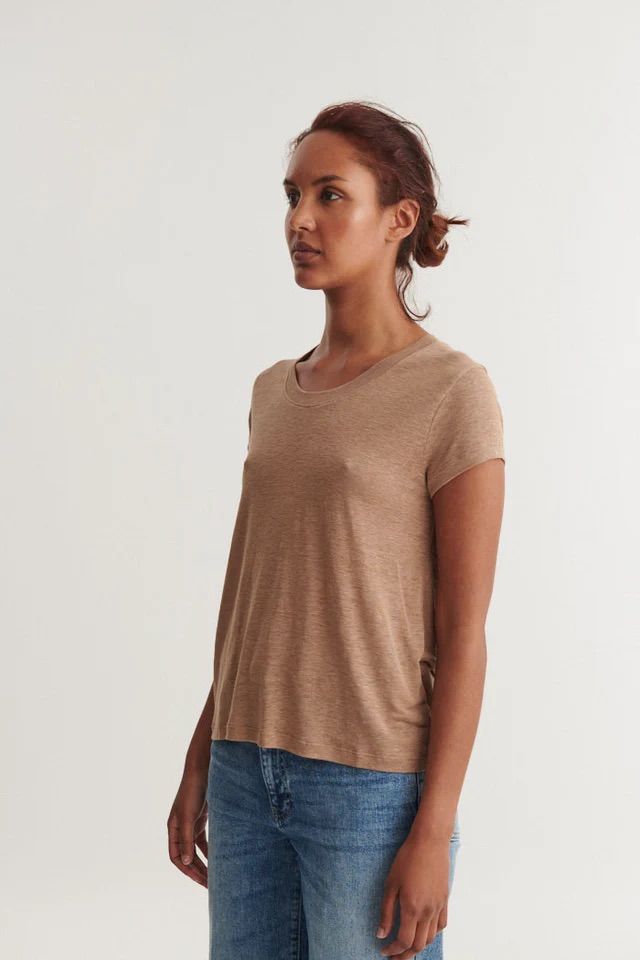SHIRT ASHLY SS TEE PORTOBELLA
