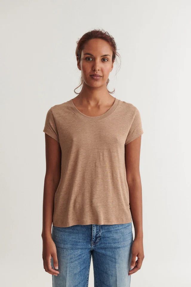 SHIRT ASHLY SS TEE PORTOBELLA
