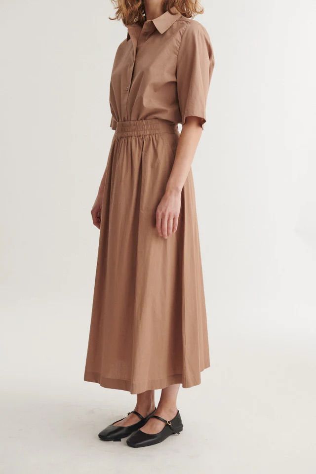 ROCK SILJE LONG SKIRT PORTOBELLA