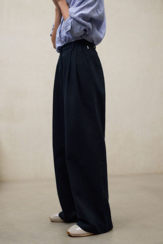 HOSE MIELALF LINEN PANTS DARK NAVY