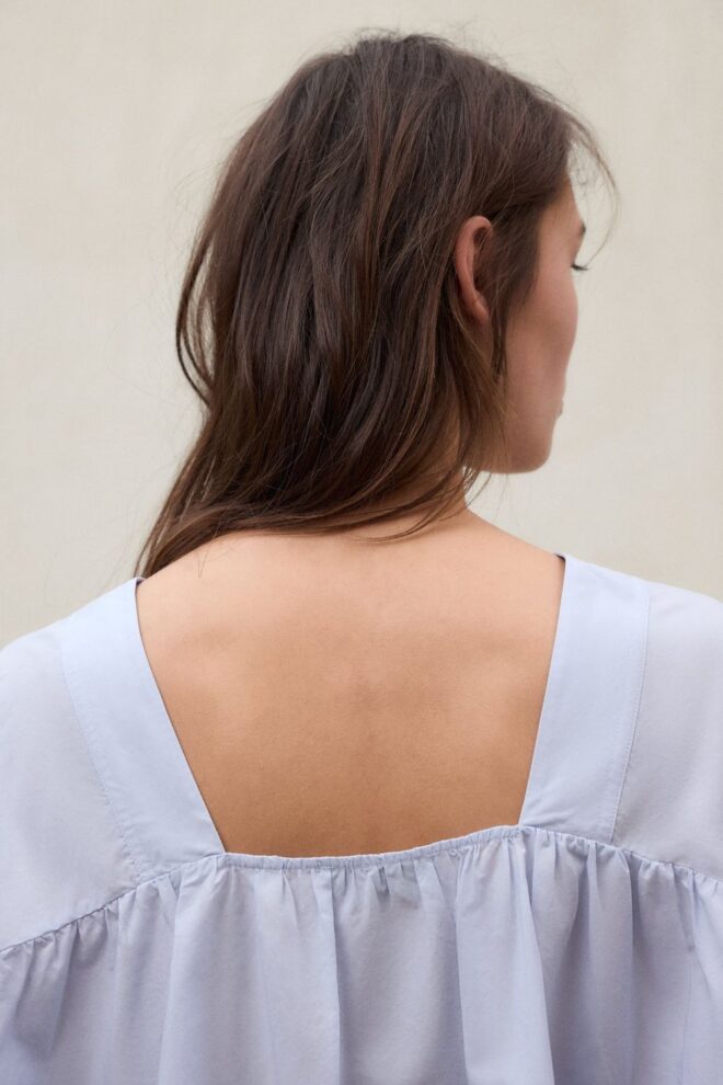 BLUSE PIAALF SHIRT SKY BLUE