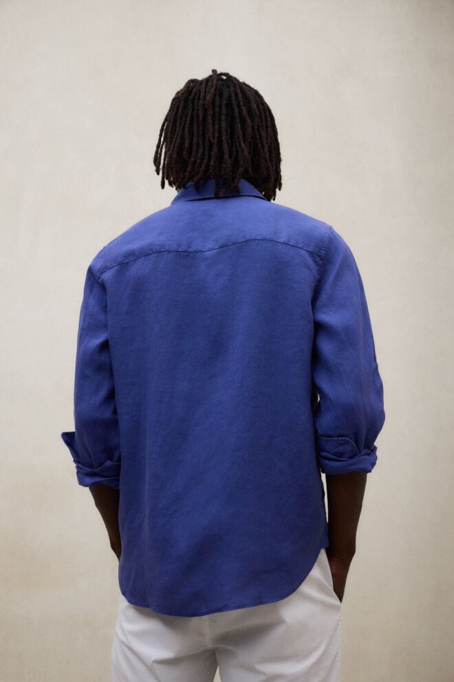 HEMD MALIBUALF SHIRT BLUE INDIGO