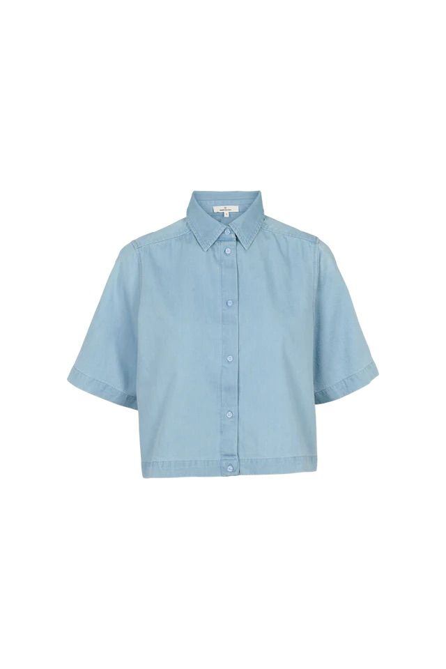 BLUSE CODY SS SHIRT LIGHT WASH