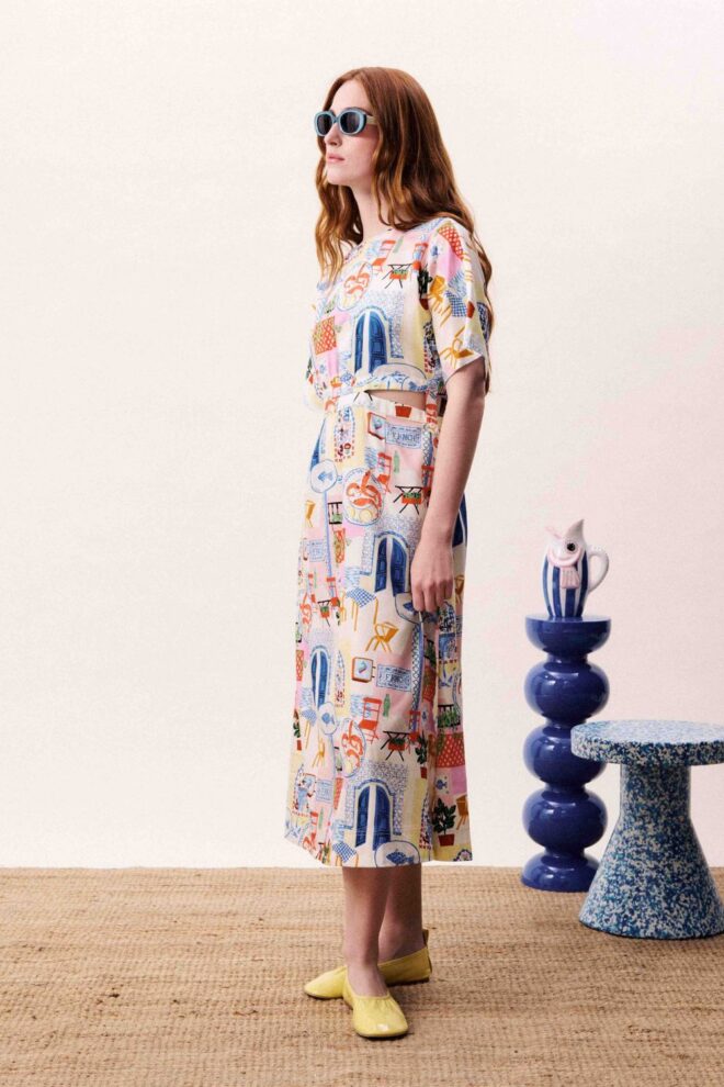 KLEID ROBE PERLE BORD DE LEAU