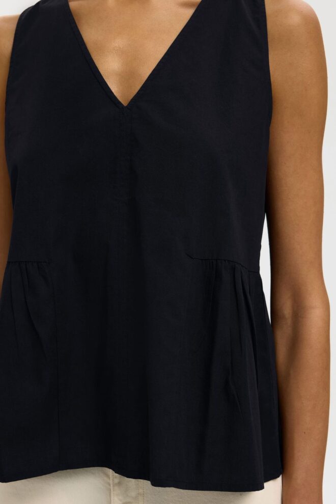 BLUSE 16099799 SLFBLAIR V BLACK