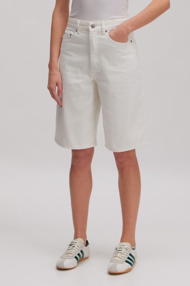 SHORT ADDISON DENIM SHORT WHITE