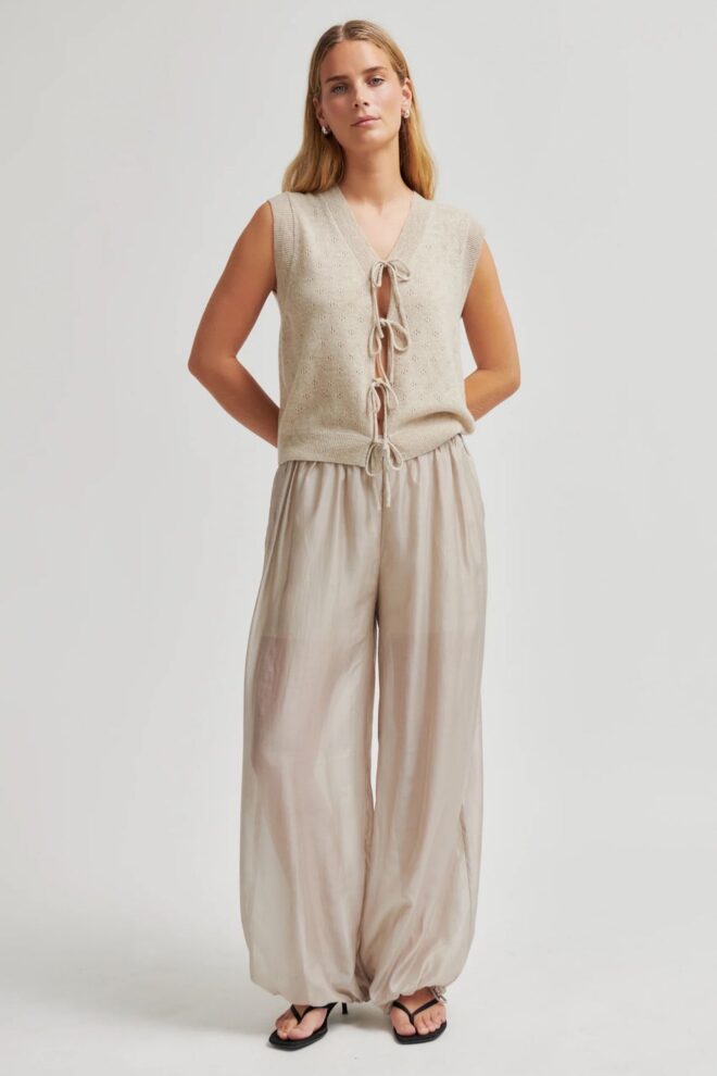 WESTE AMALA KNIT VEST TAUPE
