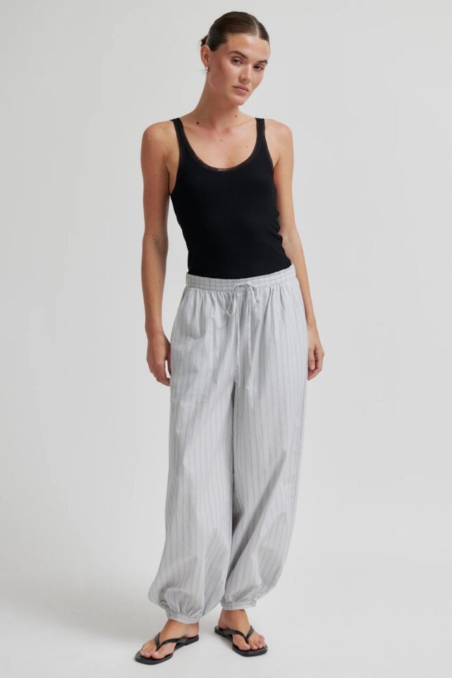 HOSE SARISA TROUSERS CASHMERE BLUE