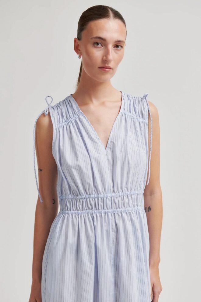 KLEID BALLIA DRESS CASHMERE BLUE