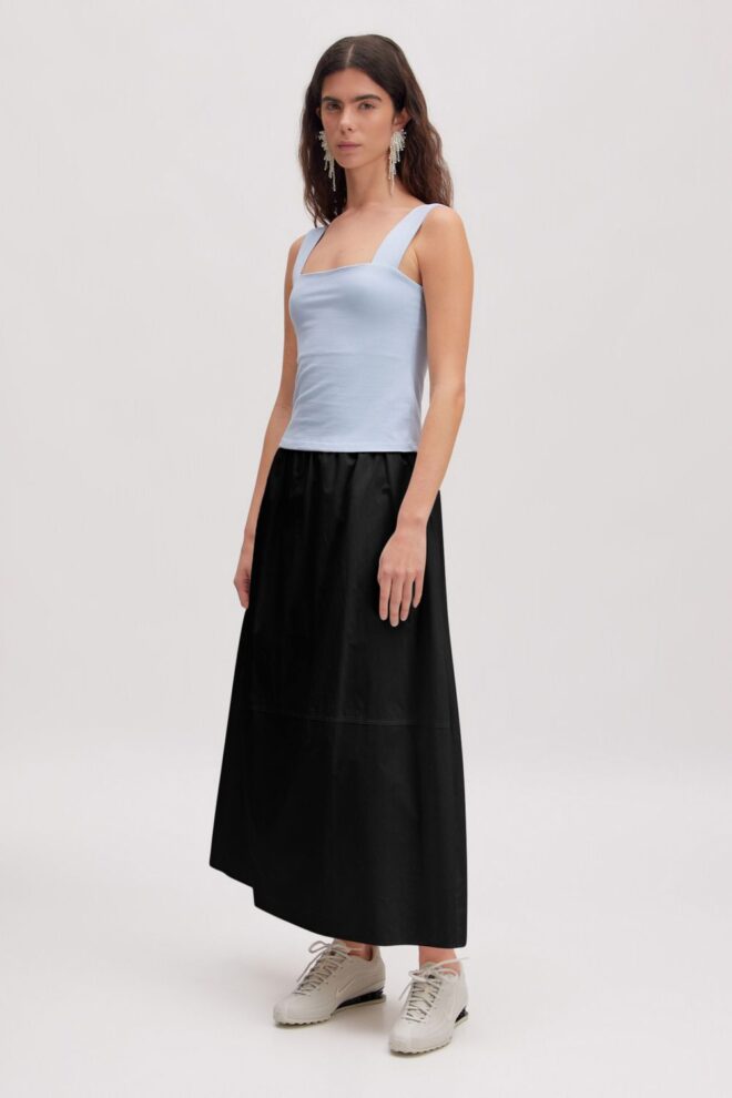 ROCK JULIET BALLON SKIRT BLACK
