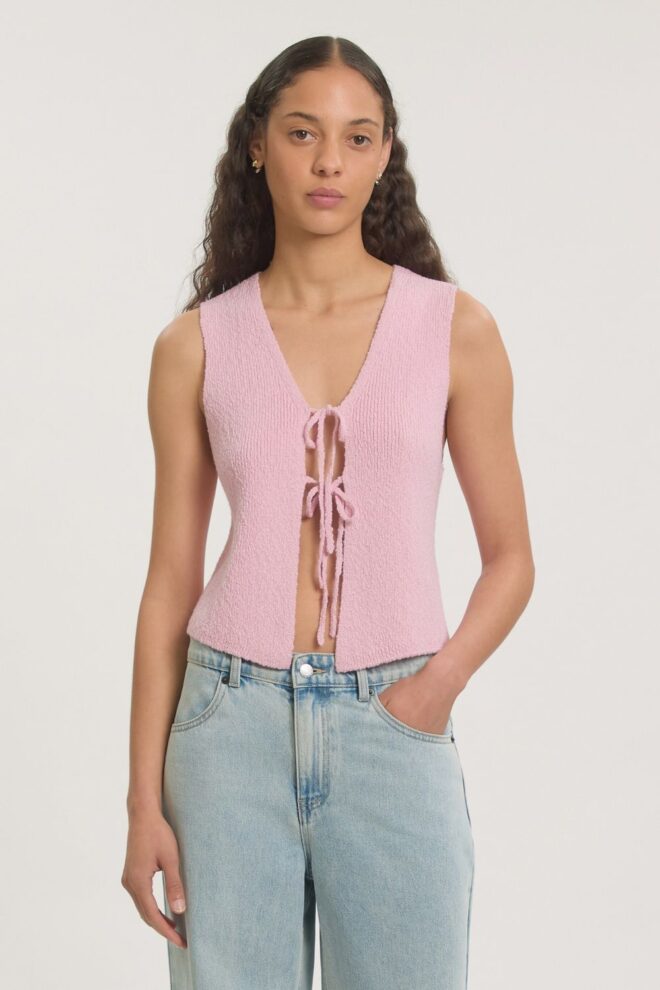 WESTE RIKE VEST PINK MIST