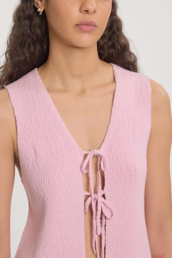 WESTE RIKE VEST PINK MIST