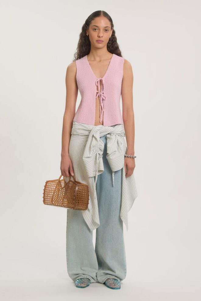 WESTE RIKE VEST PINK MIST