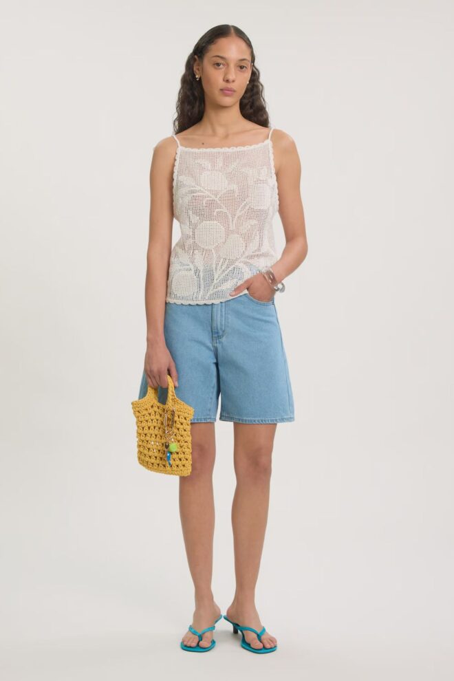 SHIRT NILO CROCHET TOP WHITE