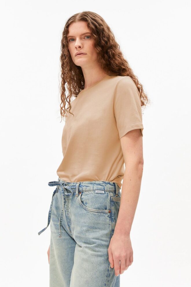 SHIRT 30006877 LUALAA 3231 TRUE CAMEL