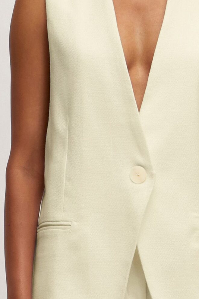 WESTE WILLOW VEST DOUBLE CREAM