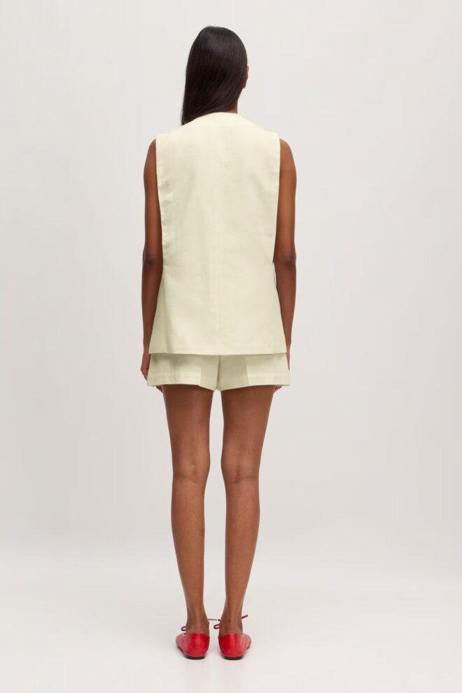 WESTE WILLOW VEST DOUBLE CREAM