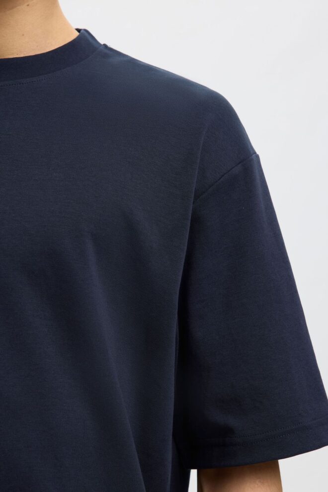SHIRT 16094143 SLMLOOSEOSCAR SS SKY CAPTA