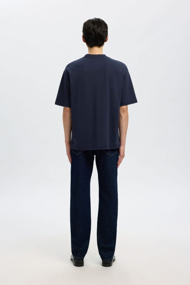 SHIRT 16094143 SLMLOOSEOSCAR SS SKY CAPTA